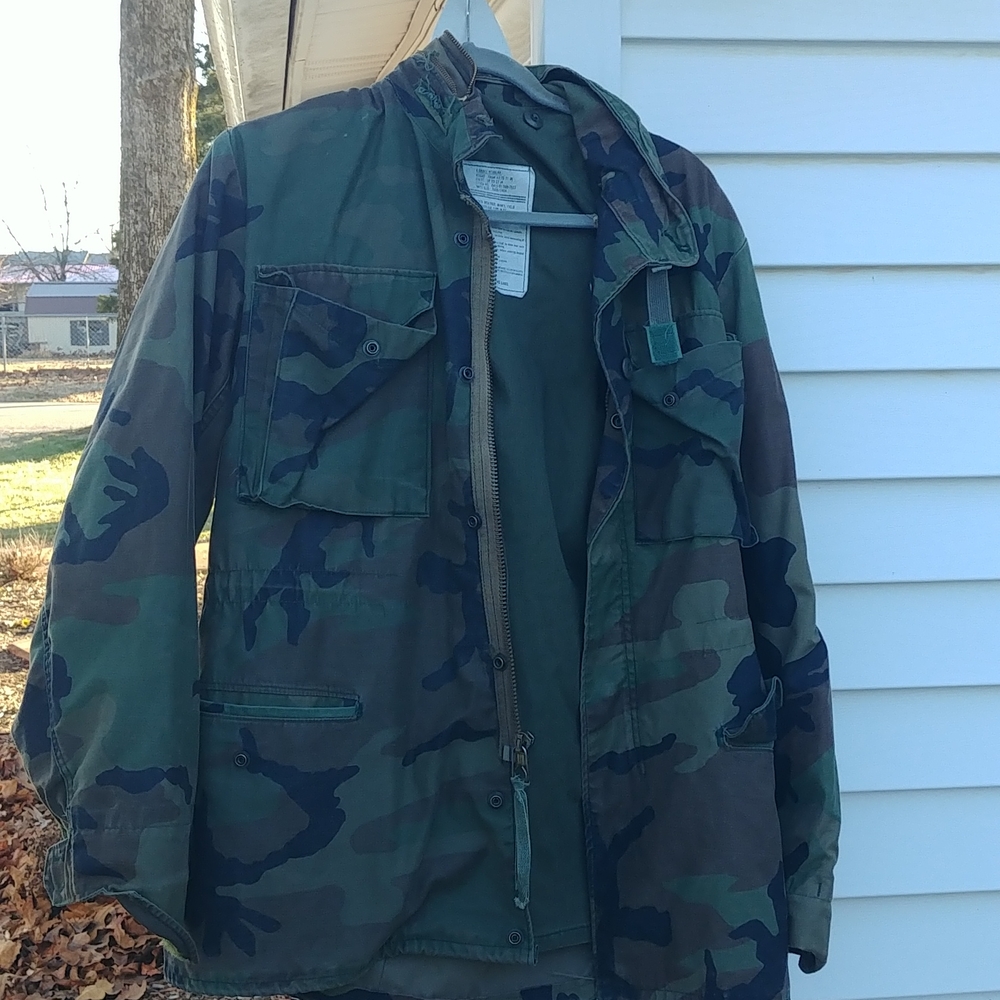 Authentic Army field jacket, Sz XSmall, lined, plus extra button in lining